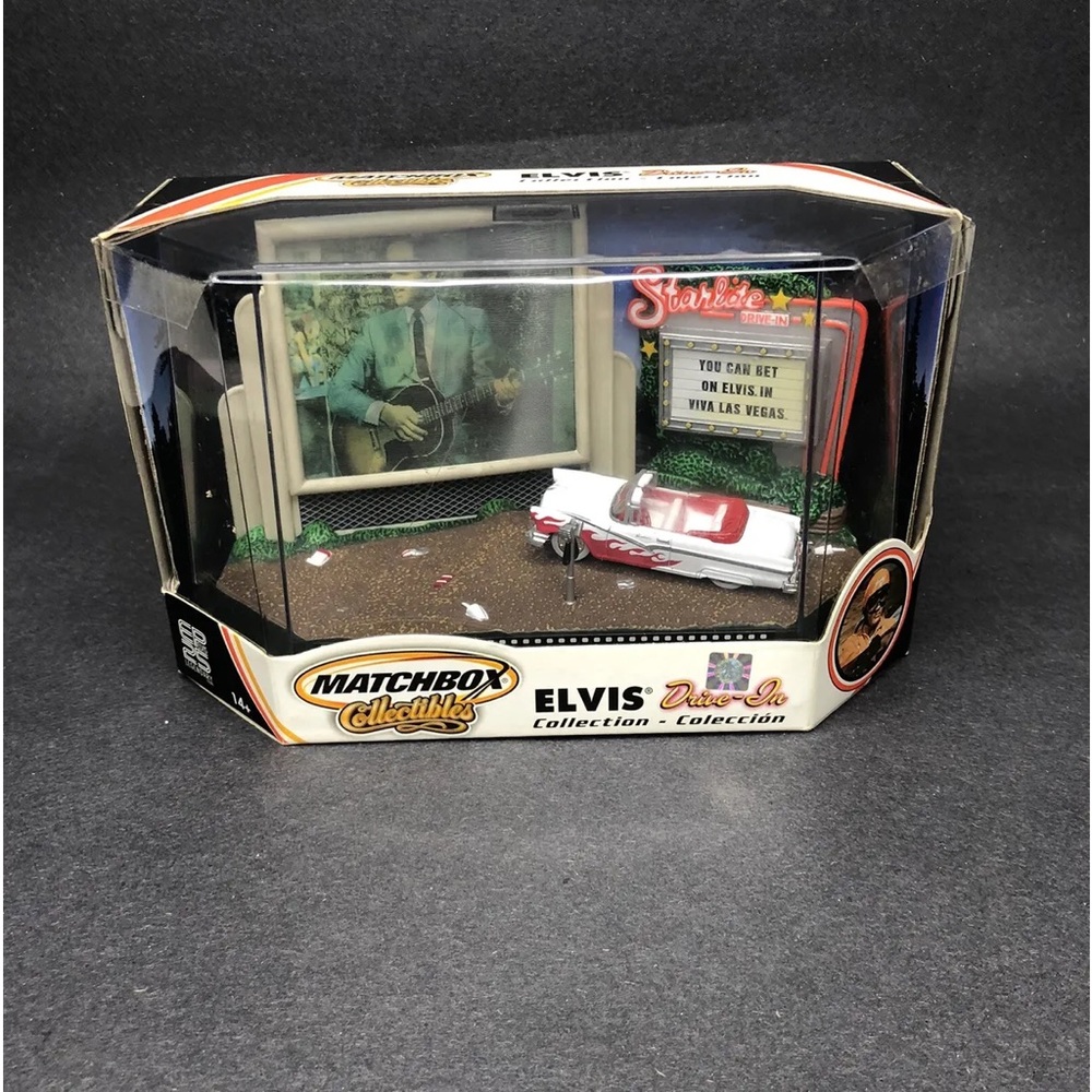 ELVIS Drive-In Collection Viva Las Vegas 1956 Ford Fairlane Sunliner Mattel 2001